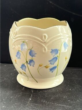 Lenox White and Blue Floral Porcelain Vase